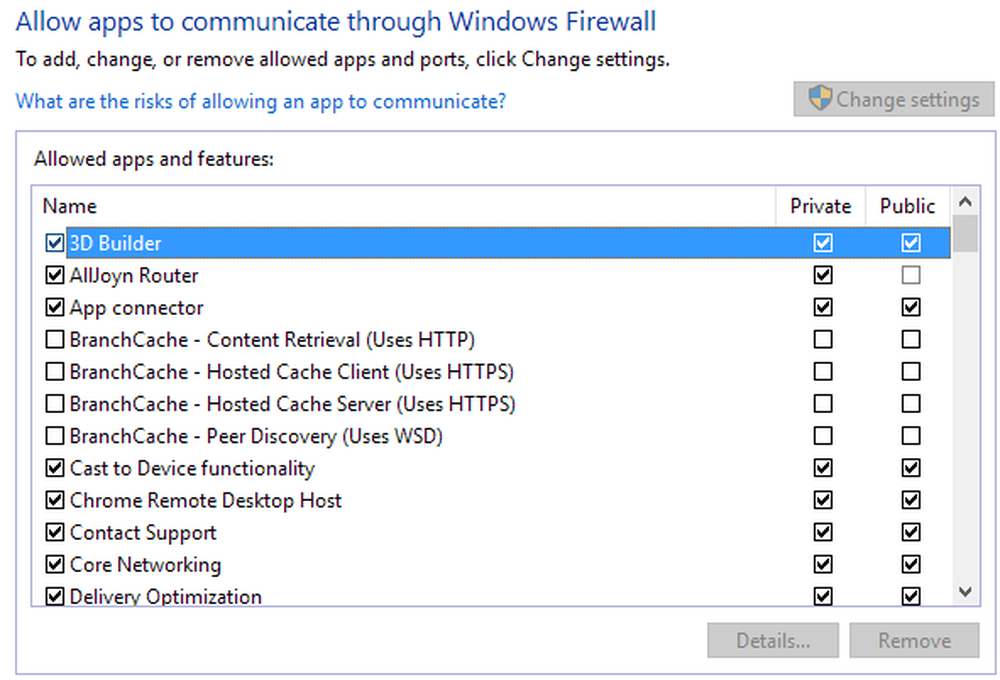 Firewall allow